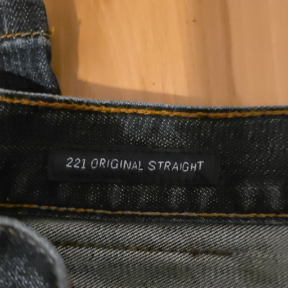 Lucky Brand Men's Dark Blue Straight Jeans - Picture 3 of 6